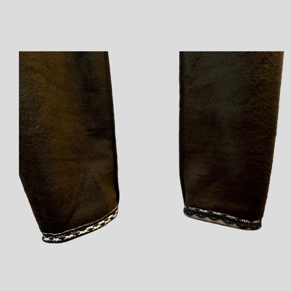 Just Cozy Women’s Leggings Plus Size 12-20 Gray Black Fleece Lined - Picture 6 of 14